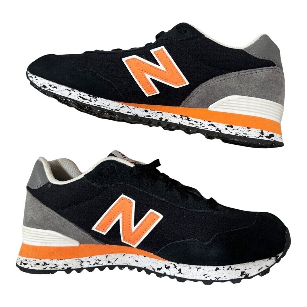 New Balance 515 V3 Mens 8D Black Orange Athletic Running Shoe ML515BT3 - Picture 3 of 10